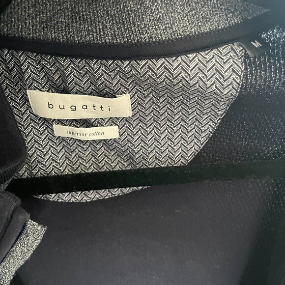 Bugatti Navy Full Zip Sweater Men's M - Picture 4 of 4